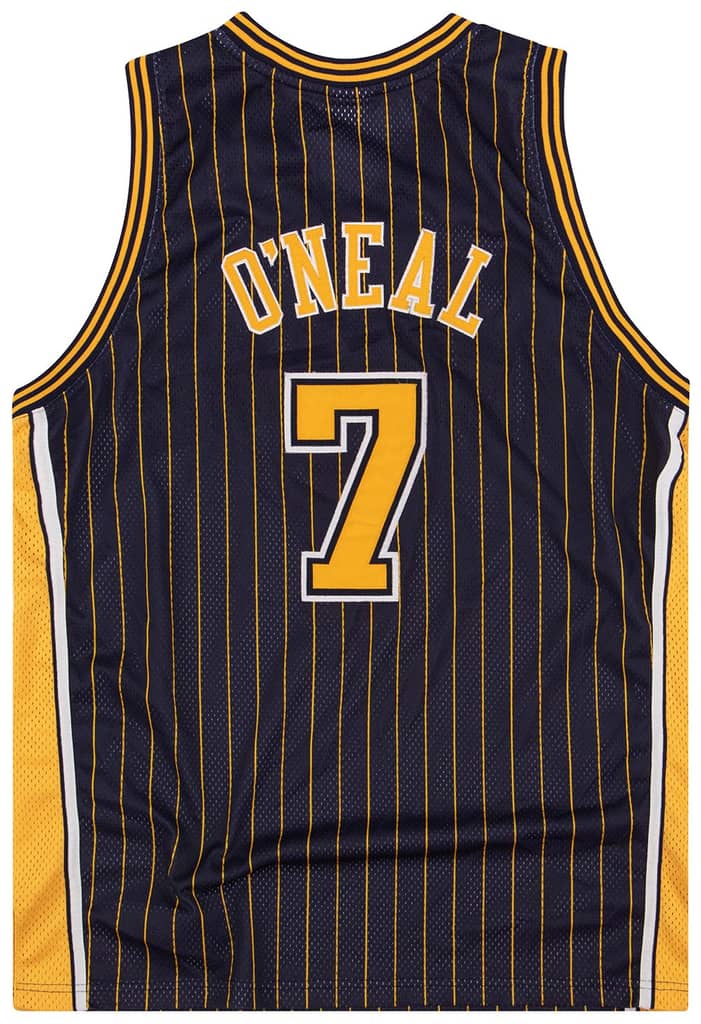 2001-05 Authentic Indiana Pacers O'Neal #7 Reebok Jersey (Away) 4XL