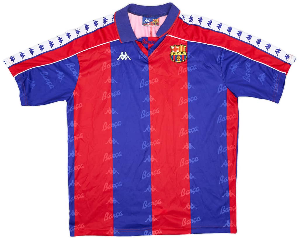 1992-95 Barcelona Home Shirt - 9/10 - (XL)