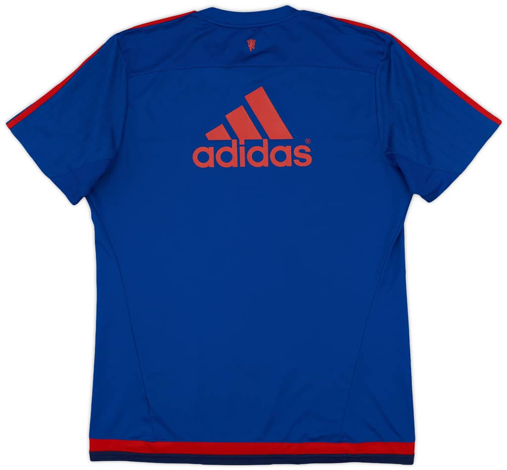 2015-16 Manchester United Player Issue adizero Training Shirt #32 - 7/10 - (L)