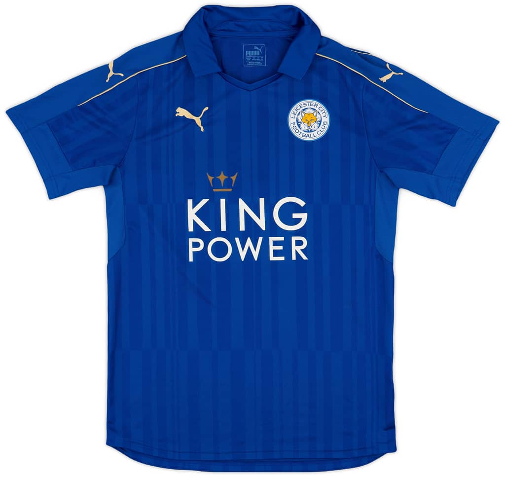 2016-17 Leicester Home Shirt Amartey #13 - 9/10 - (M)