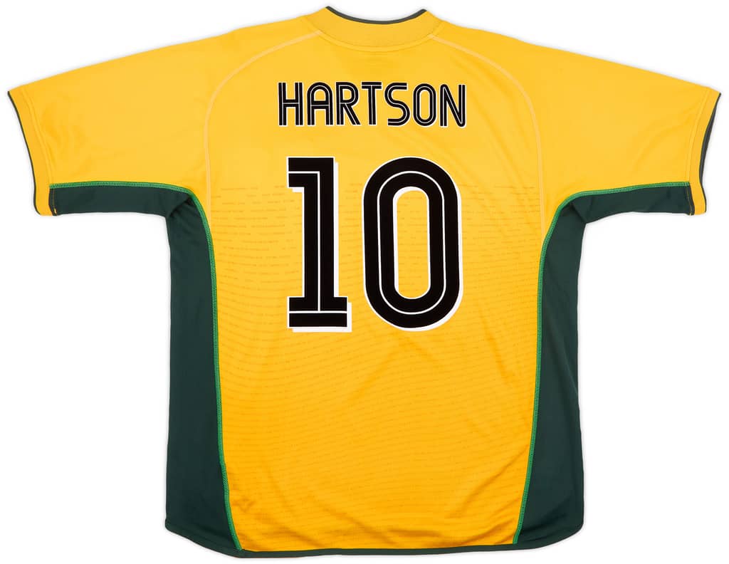 2002-03 Celtic Away Shirt Hartson #10 - 6/10 - (XL)
