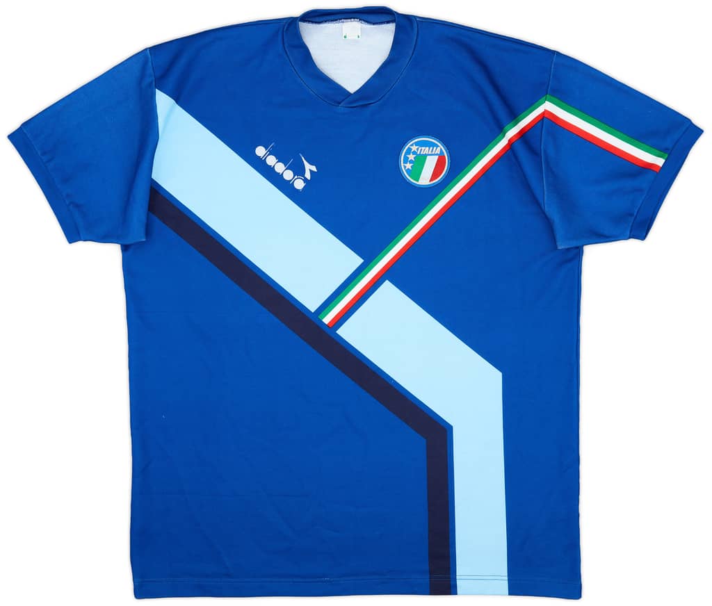 1990-91 Italy Training Shirt - 9/10 - (XL)