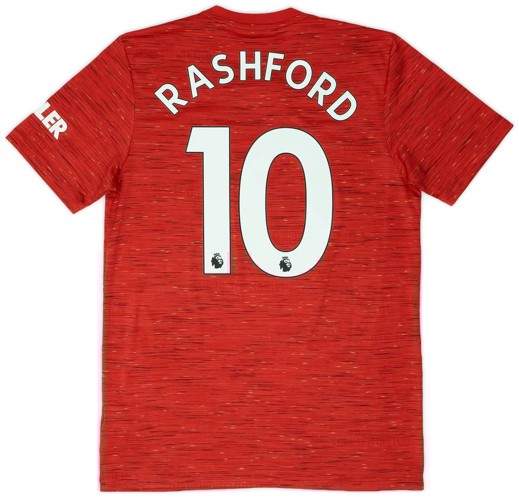 2020-21 Manchester United Home Shirt Rashford #10 - 5/10 - (M)