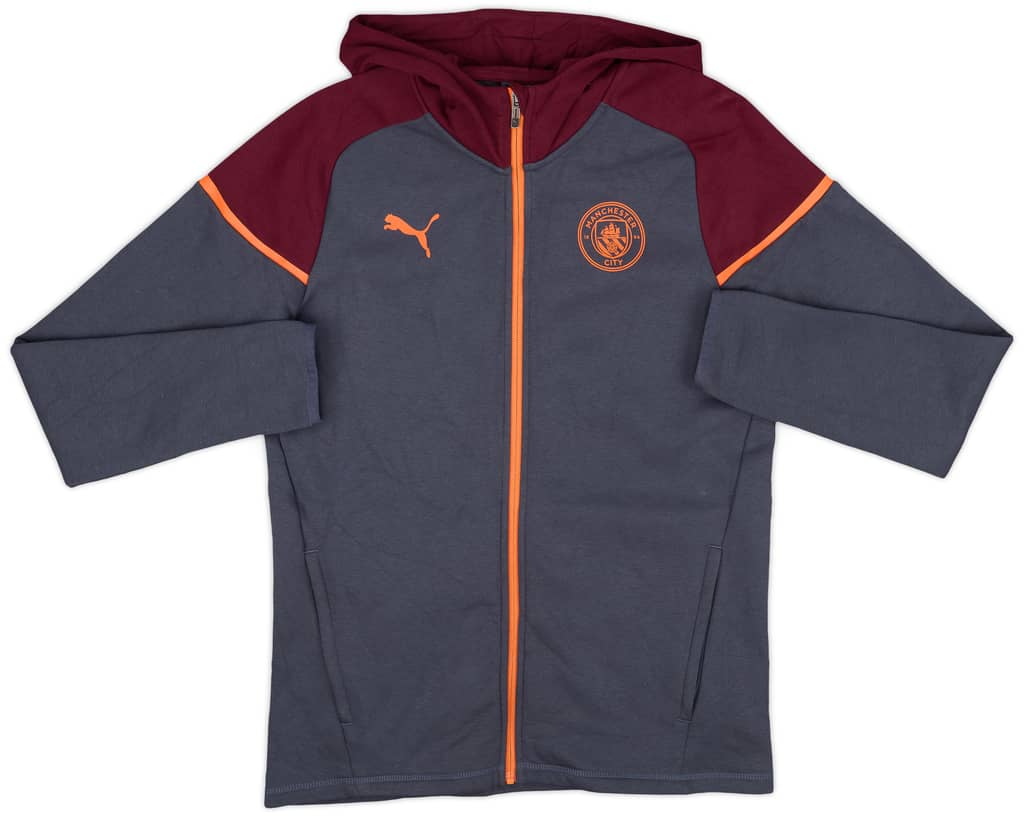 2023-24 Manchester City Puma Hooded Track Jacket - 8/10 - (M)