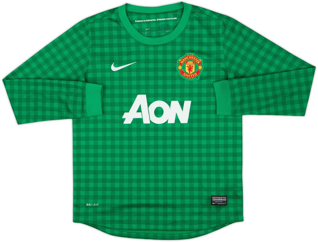 2012-13 Manchester United GK Shirt - 6/10 - (M.Boys)