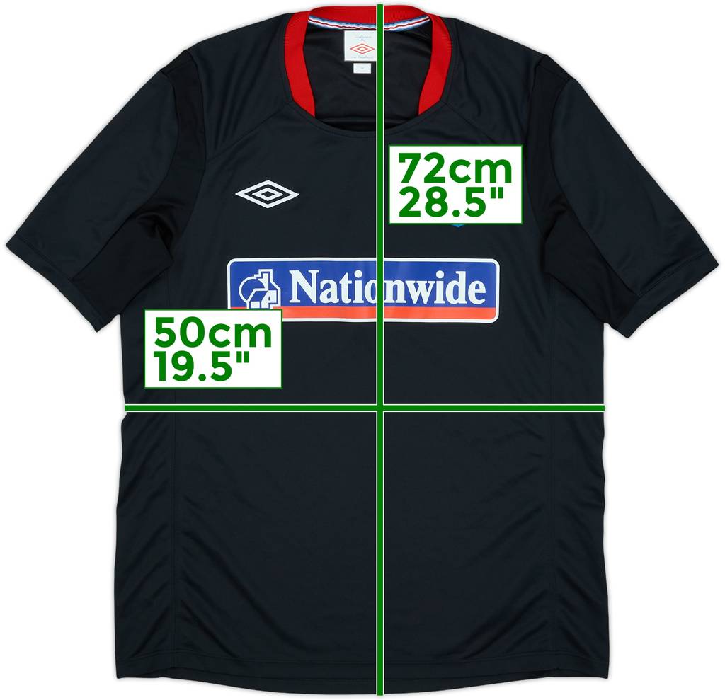 2010-11 England Umbro Training Shirt - 9/10 - (M)