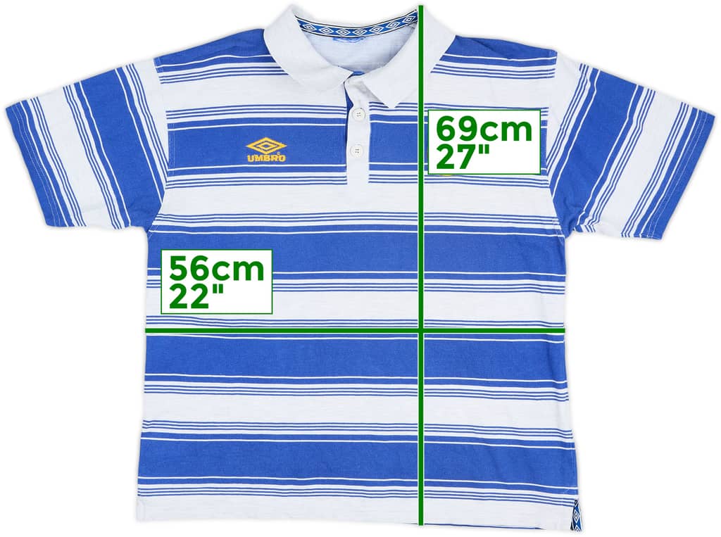 1994-95 Inter Milan Umbro Polo Shirt - 8/10 - (L)