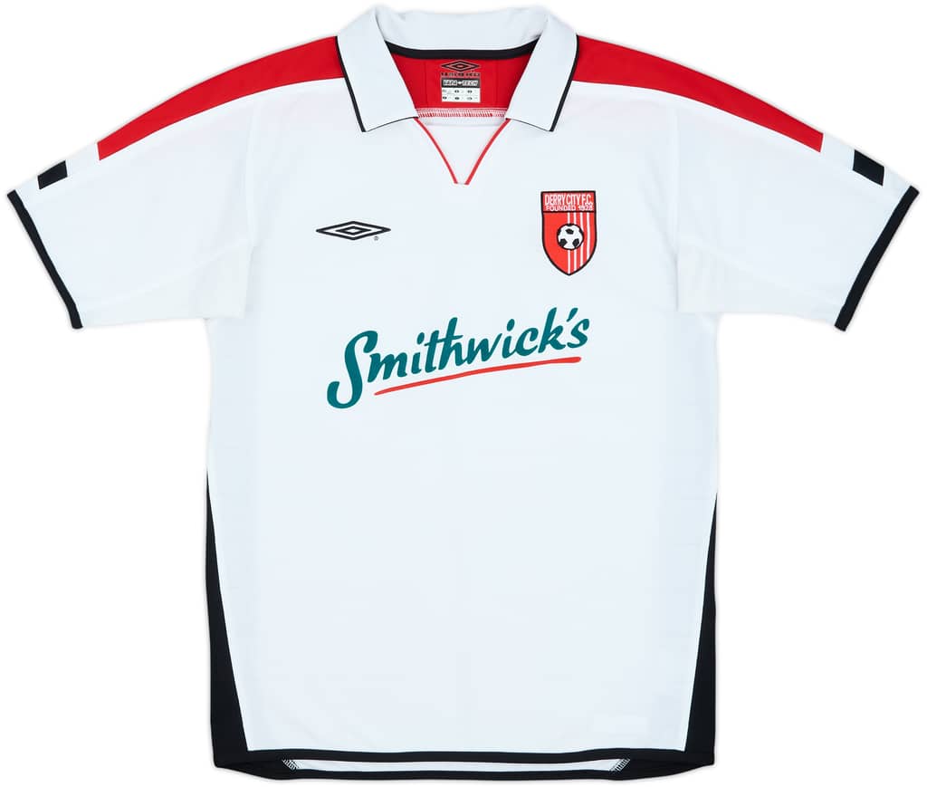 Camiseta de visitante del Derry City 2005 - 9/10 - (S)