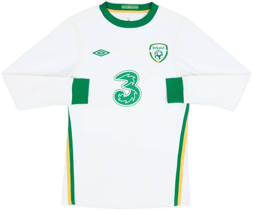 2010-11 Ireland Away L/S Shirt - 8/10 - (M.Boys)