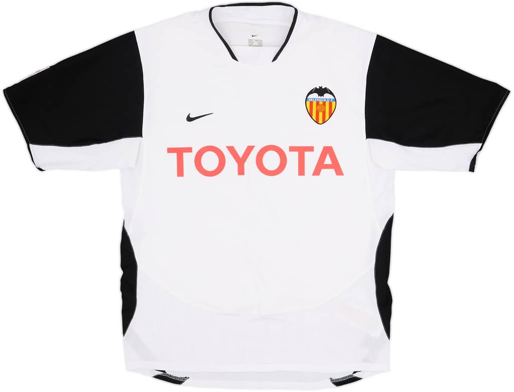 2003-04 Valencia Home Shirt - 9/10 - (M)