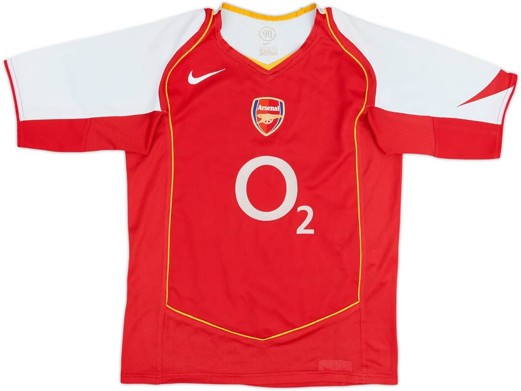 2004-05 Arsenal Home Shirt - 8/10 - (L.Boys)