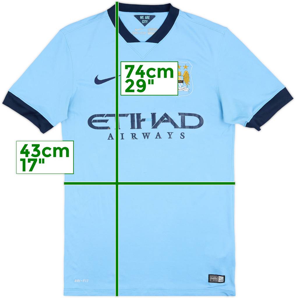 2014-15 Manchester City Home Shirt - 4/10 - (S)