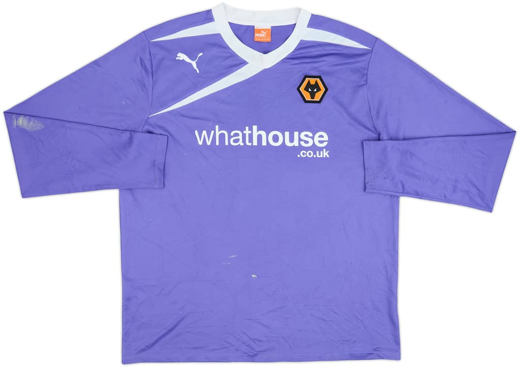 2013-14 Wolves Away L/S Shirt - 5/10 - (XXL)