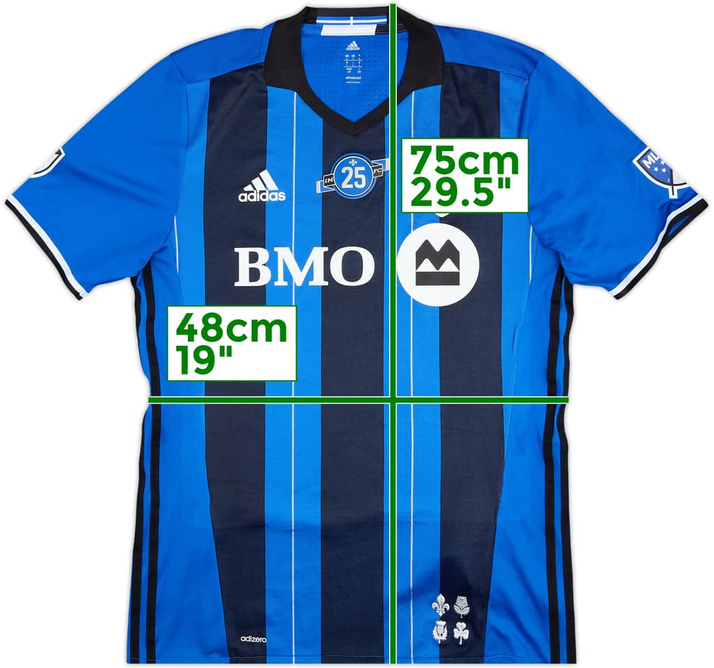 2016-2017 Montreal Impact Authentic Home Shirt - 9/10 - (L)