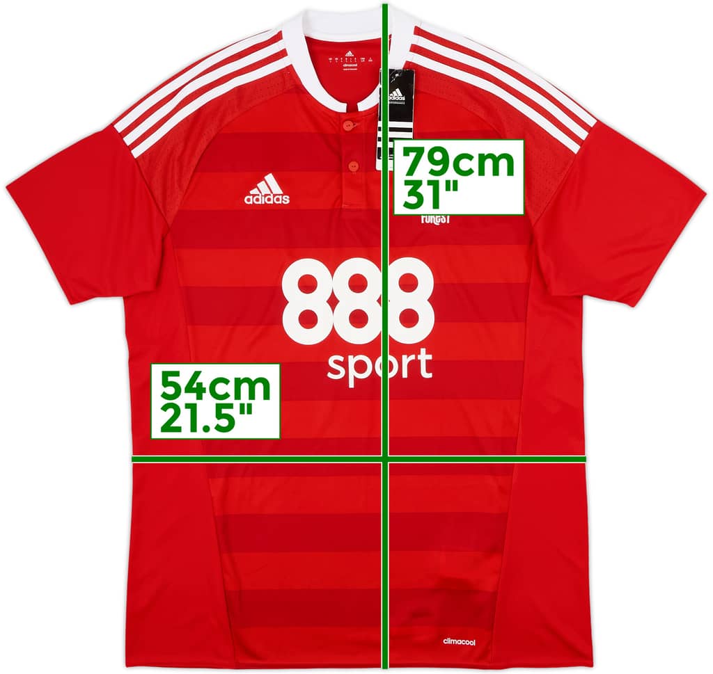 2016-17 Nottingham Forest Home Shirt (L)