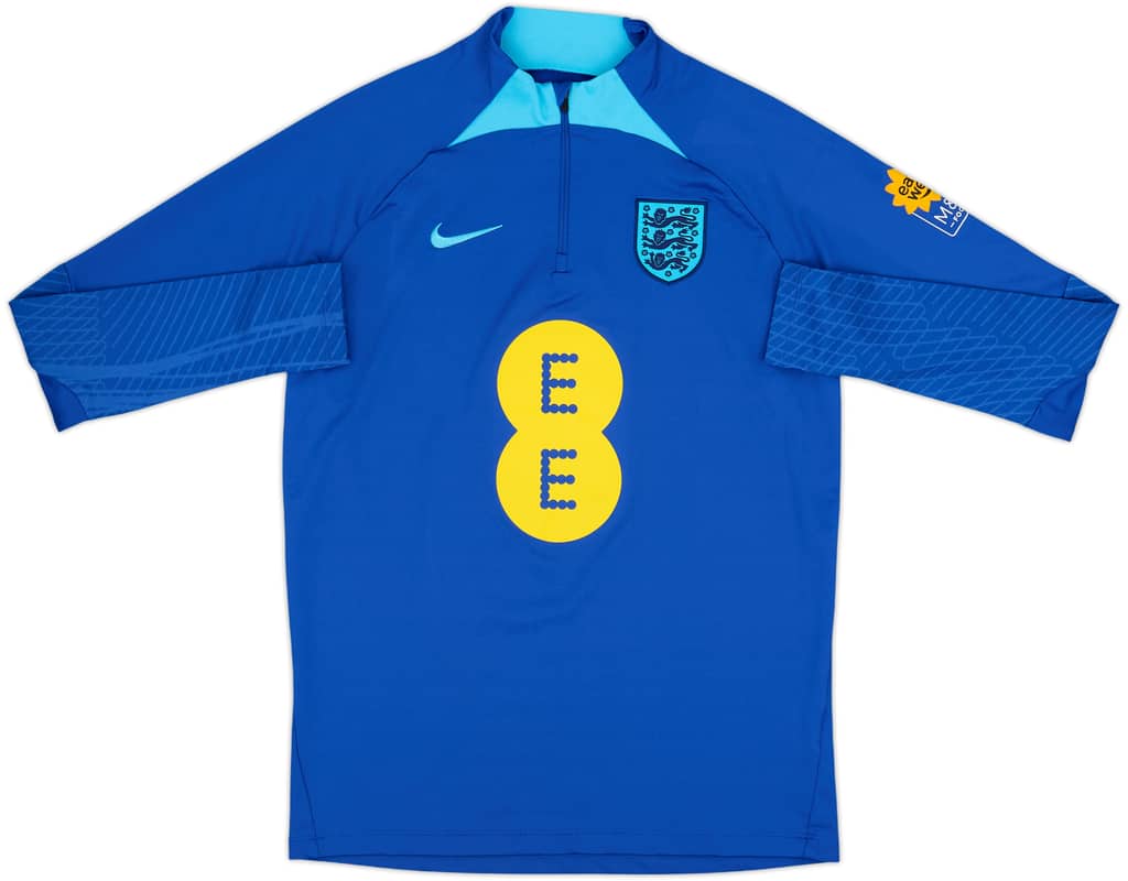 Sudadera de entrenamiento con cremallera de 1/4 Nike de Inglaterra 2022-23 - 8/10 - (M)