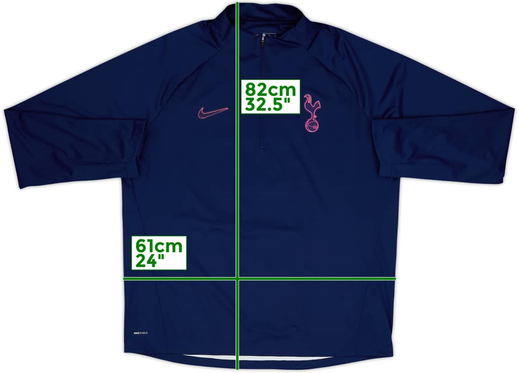 2019-20 Tottenham Nike 1/4 Zip Drill Top - 10/10 - (XL)