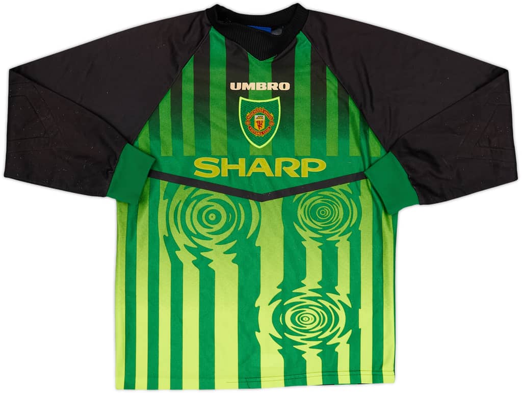 1997-98 Manchester United GK Shirt - 7/10 - (L.Boys)