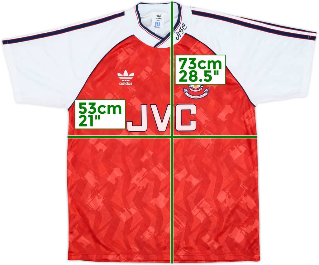 1990-92 Arsenal Home Shirt - 9/10 - (M)