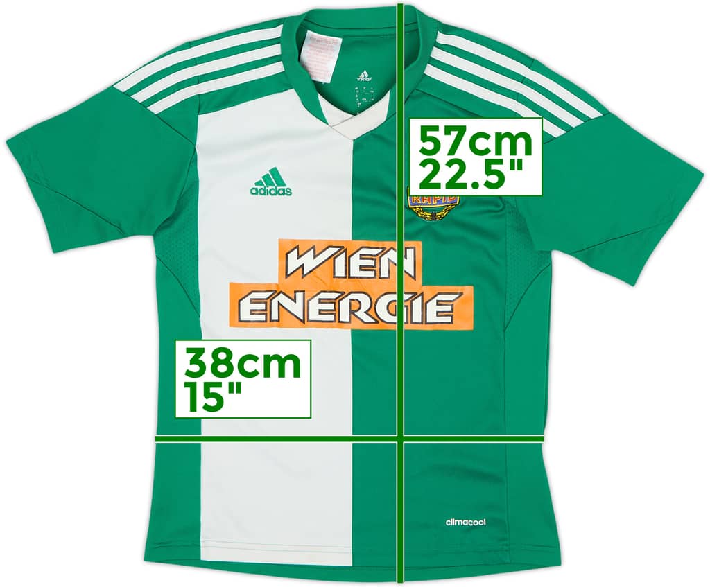 2013-15 Rapid Vienna Home Shirt - 7/10 - (S.Boys)
