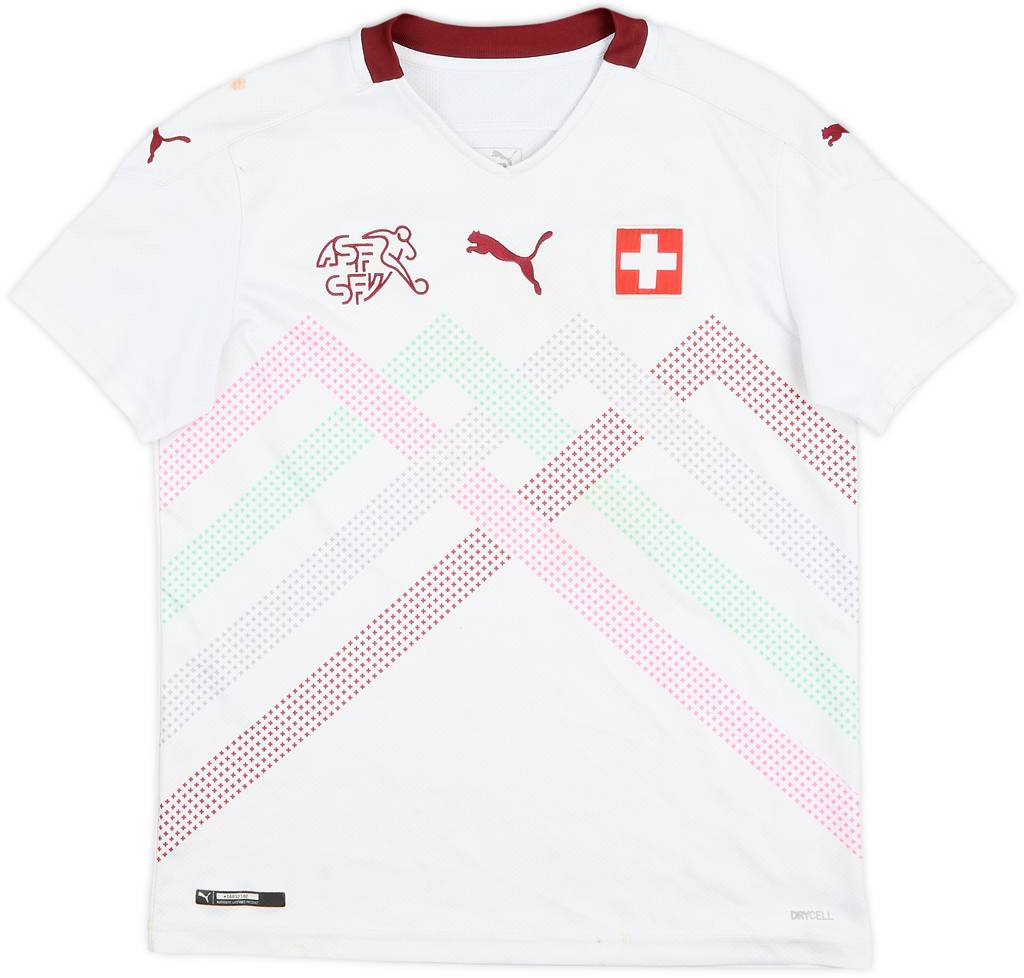 2020-21 Switzerland Away Shirt - 5/10 - (L.Boys)