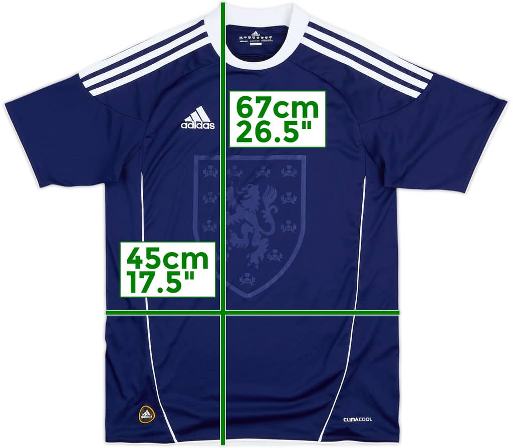 2010-11 Scotland Home Shirt - 8/10 - (L.Boys)