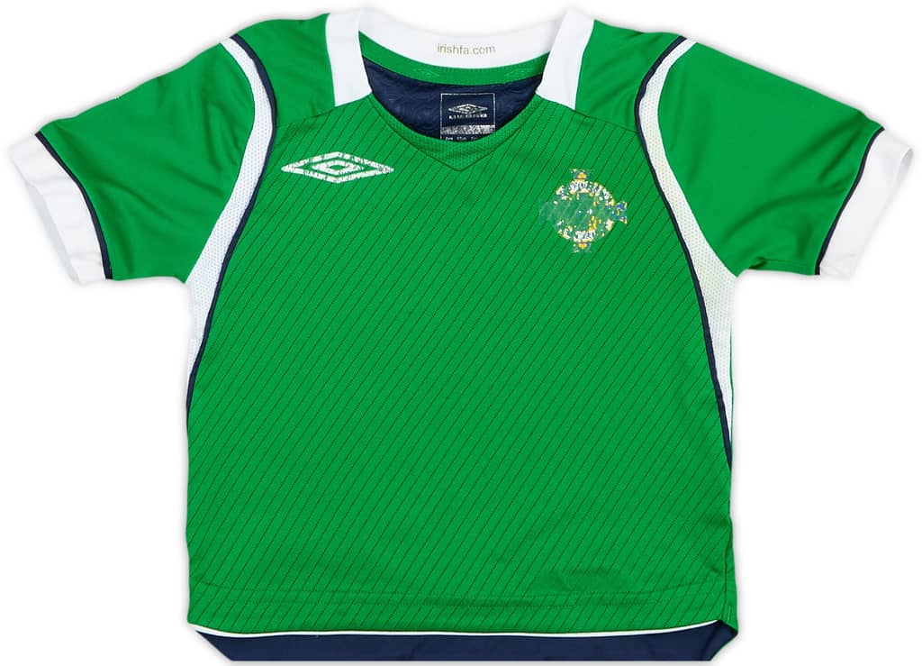 2008-10 Northern Ireland Home Shirt - 4/10 - (2-3 Years)