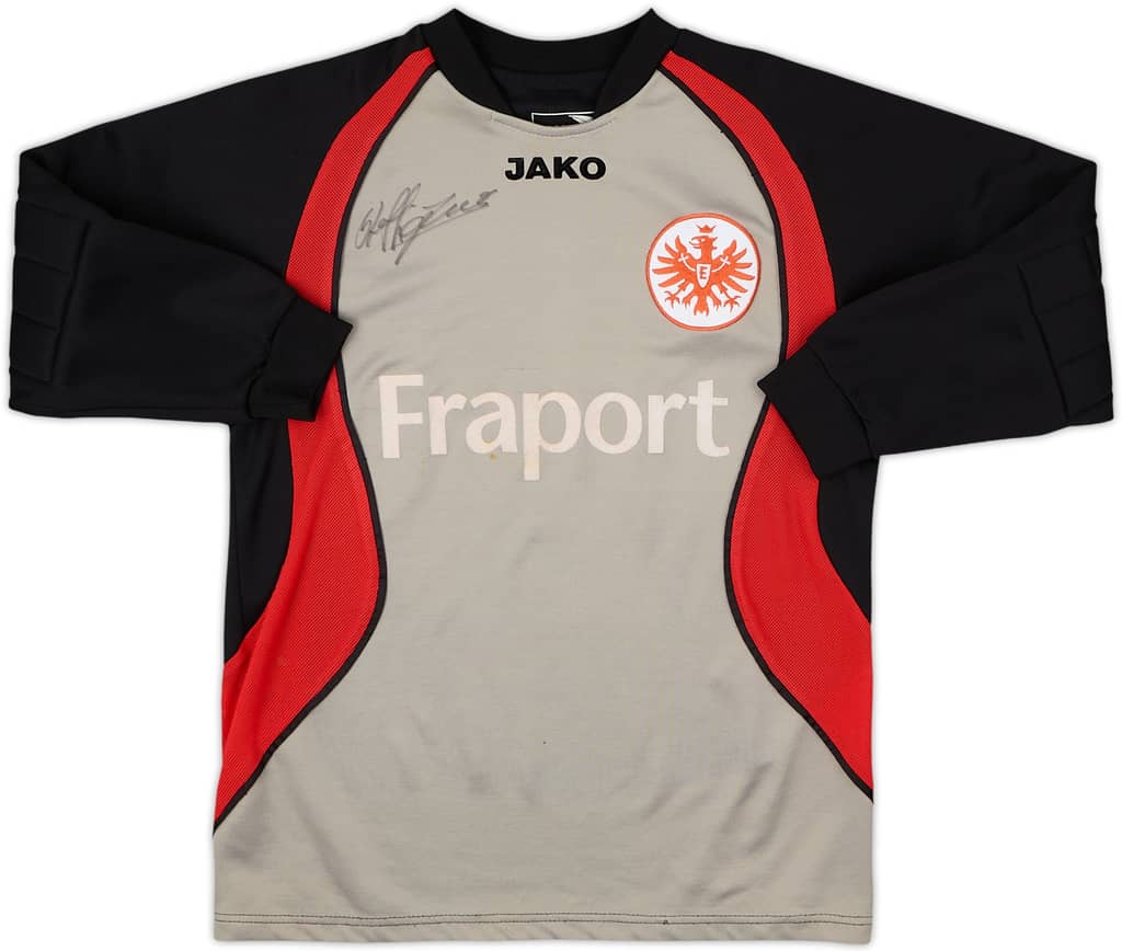 2004-05 Eintracht Frankfurt Signed GK Shirt - 7/10 - (L.Boys)