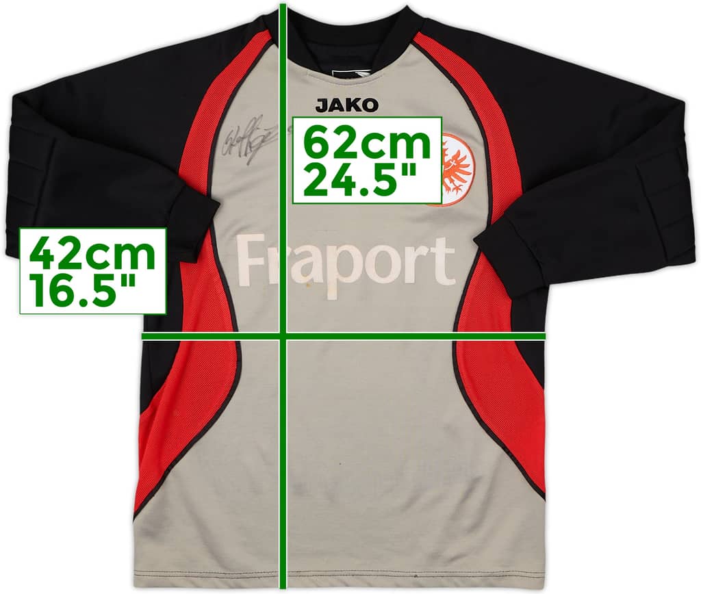 2004-05 Eintracht Frankfurt Signed GK Shirt - 7/10 - (L.Boys)