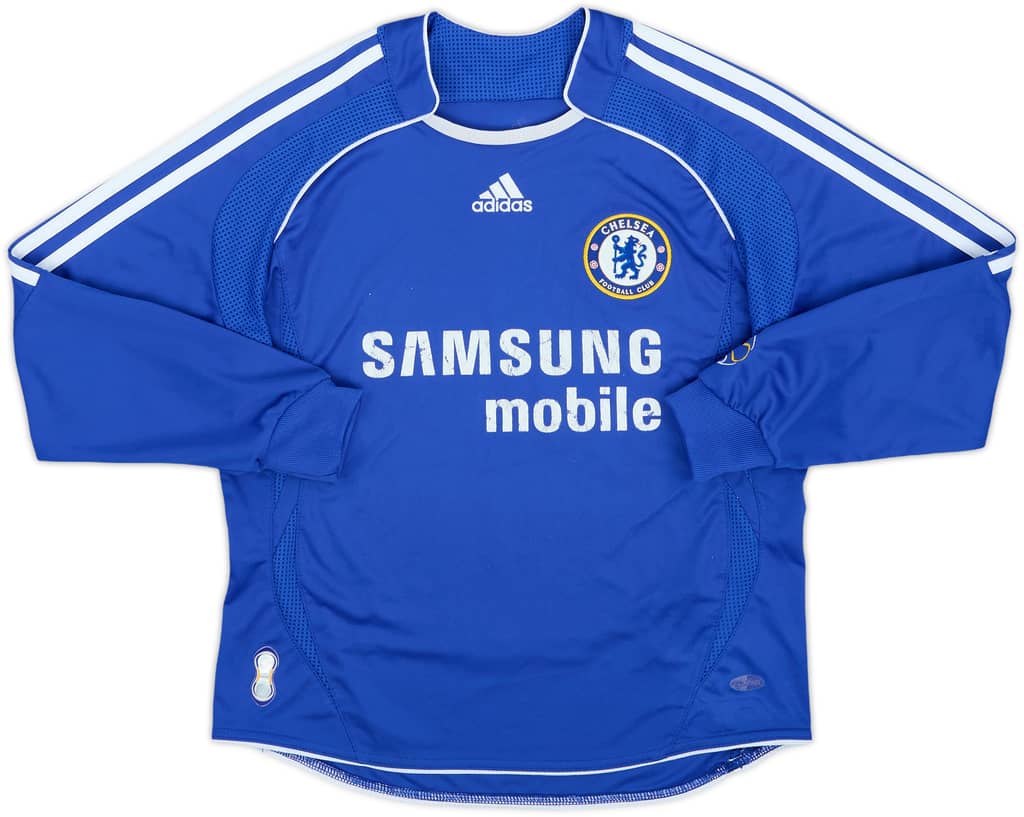 2006-08 Chelsea Home L/S Shirt - 5/10 - (S.Boys)