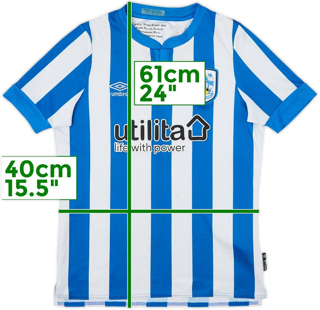 2021-22 Huddersfield Home Shirt - 6/10 - (M.Boys)