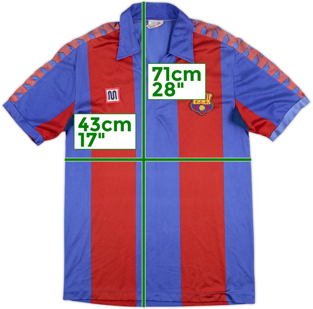 Camiseta de local del Barcelona 1984-89 - 5/10 - (S)