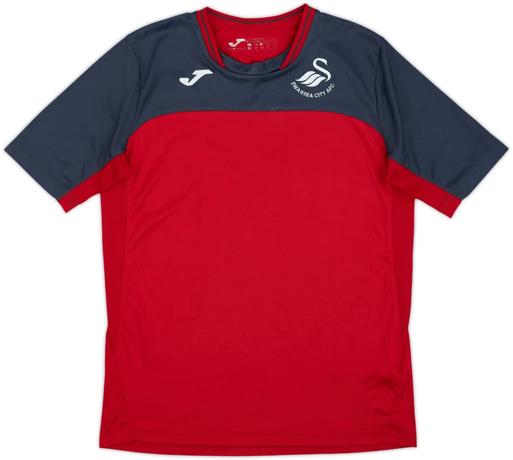 2017-18 Swansea City Joma Training Shirt - 7/10 - (L.Boys)