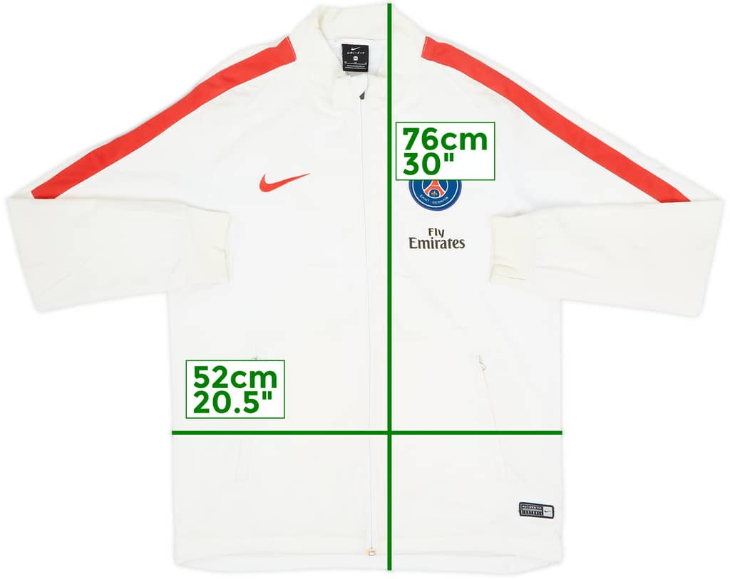 2015-16 Paris Saint-Germain Nike Track Jacket - 6/10 - (M)