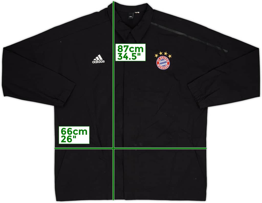 2017-18 Bayern Munich adidas Coach Jacket - 8/10 - (3XL)