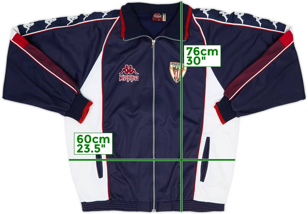 1998-99 Athletic Bilbao Kappa Track Jacket - 8/10 - (XXL)