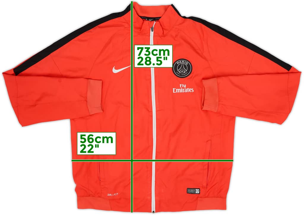 2015-16 Paris Saint-Germain Nike Track Jacket - 7/10 - (L)