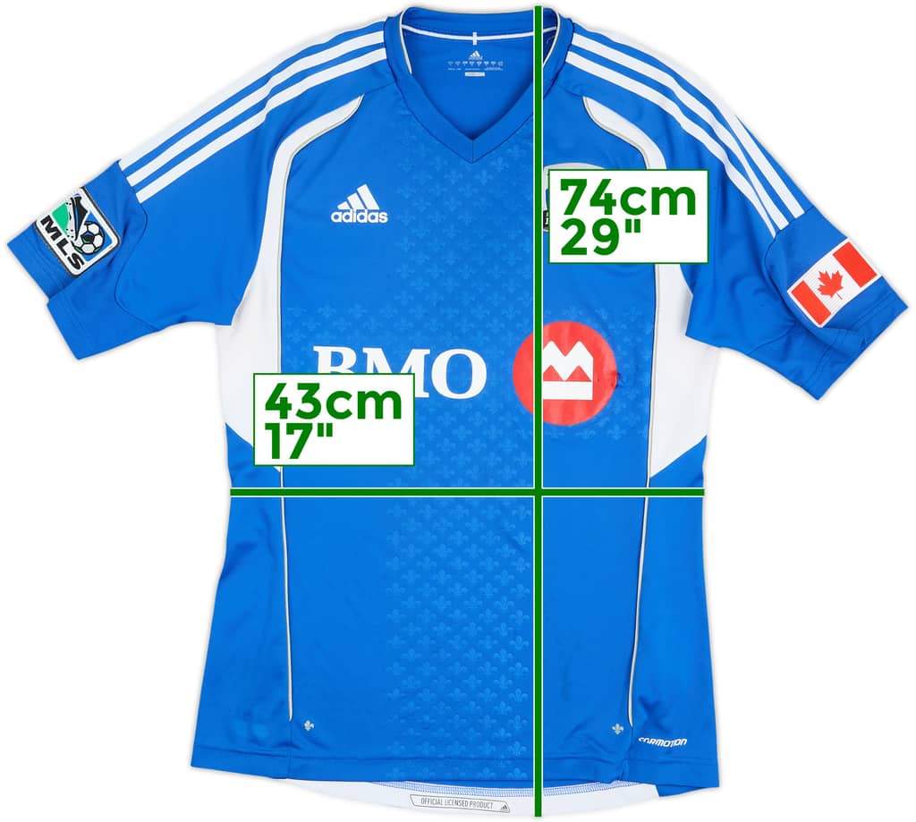 Camiseta de local auténtica del Montreal Impact 2012 - 6/10 - (M)