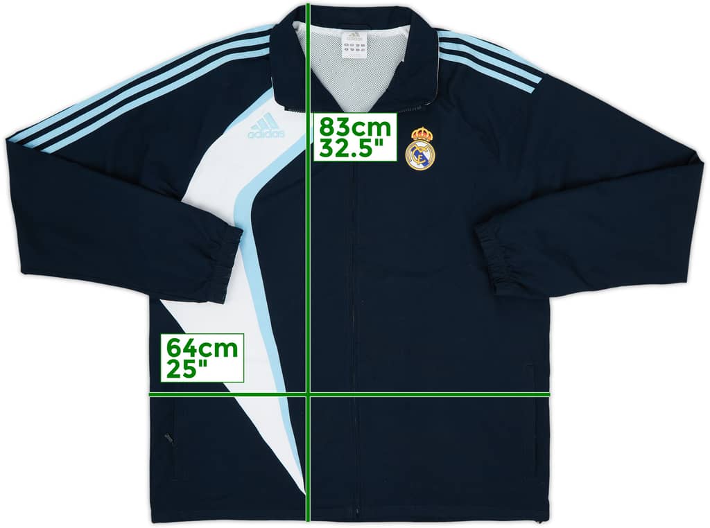 2009-10 Real Madrid adidas Track Jacket - 9/10 - (XL)