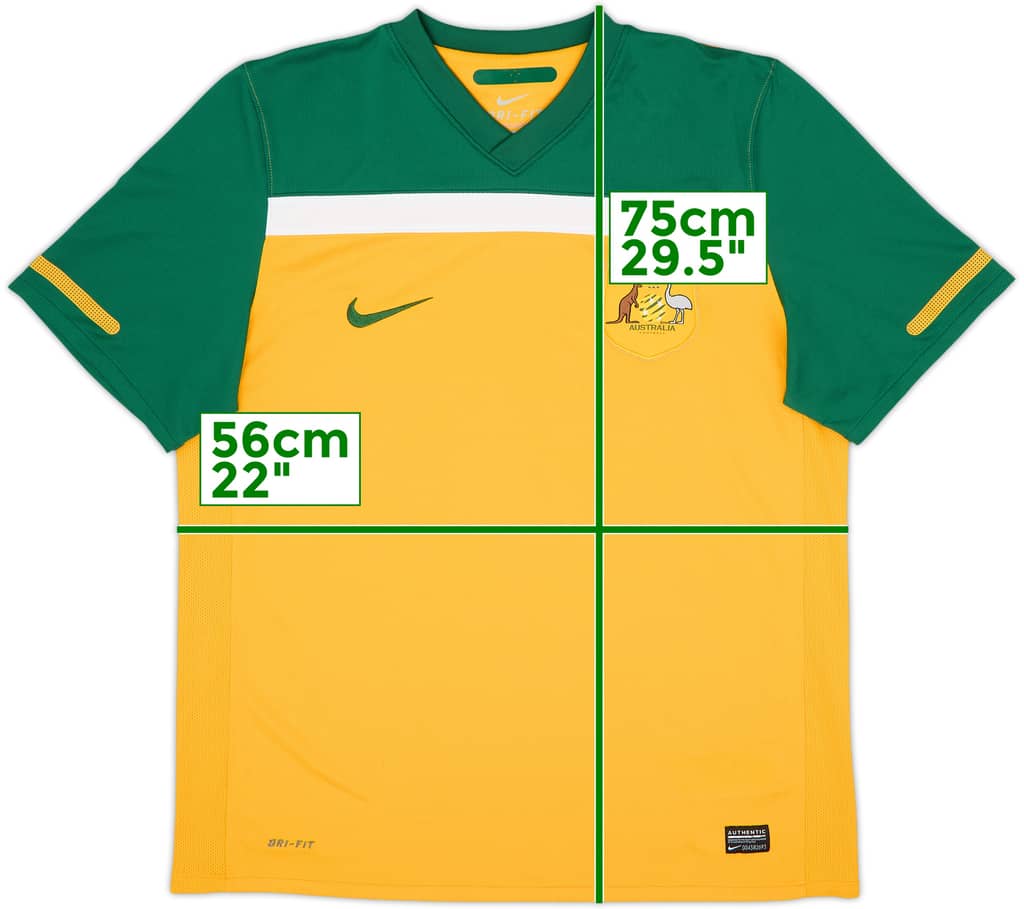 2010-11 Australia Home Shirt - 9/10 - (L)