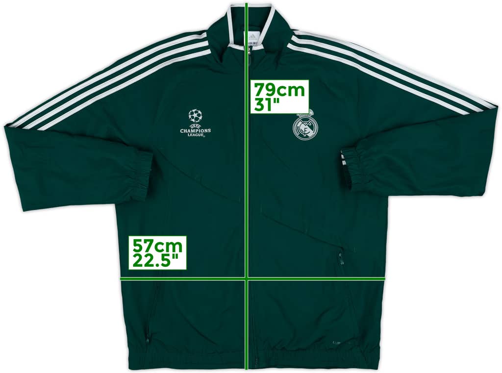 2012-13 Real Madrid adidas CL Track Jacket - 7/10 - (L/XL)