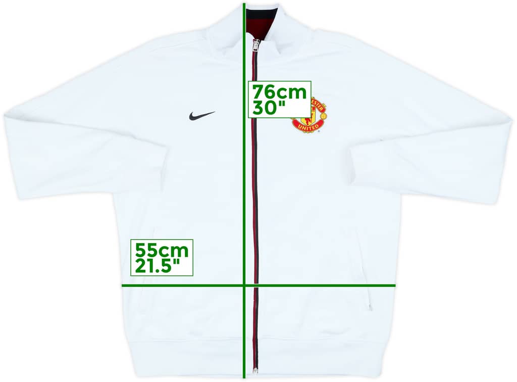 2013-14 Manchester United Nike Track Jacket - 7/10 - (L)