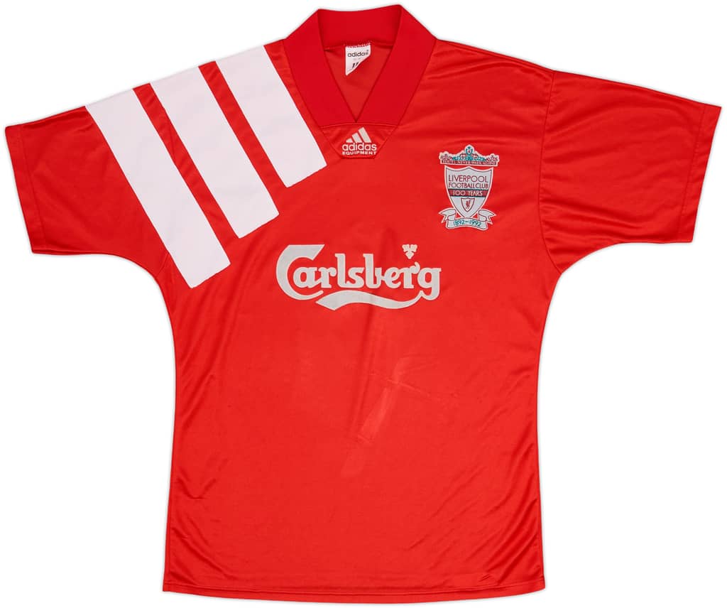 1992-93 Liverpool Centenary Home Shirt - 5/10 - (M/L)