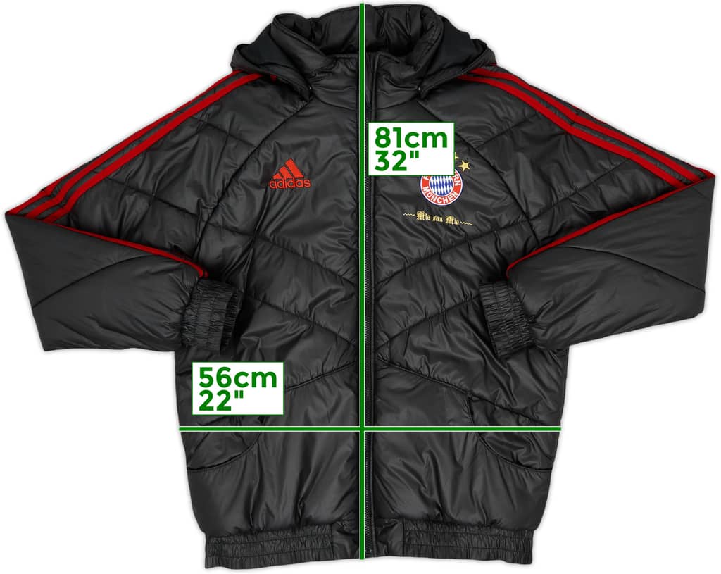 2011-12 Bayern Munich adidas Padded Bench Coat - 9/10 - (M/L)