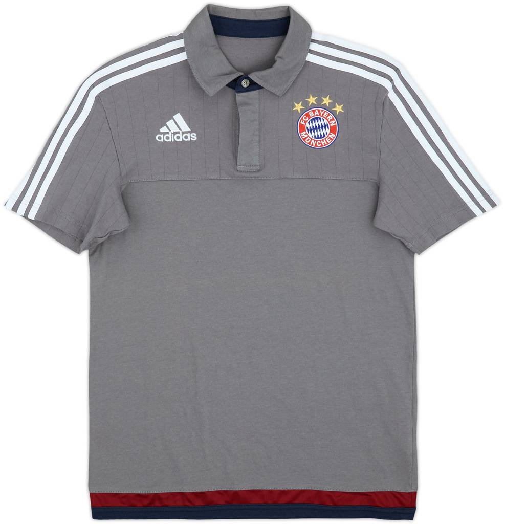 2015-16 Bayern Munich adidas Polo Shirt - 9/10 - (S)