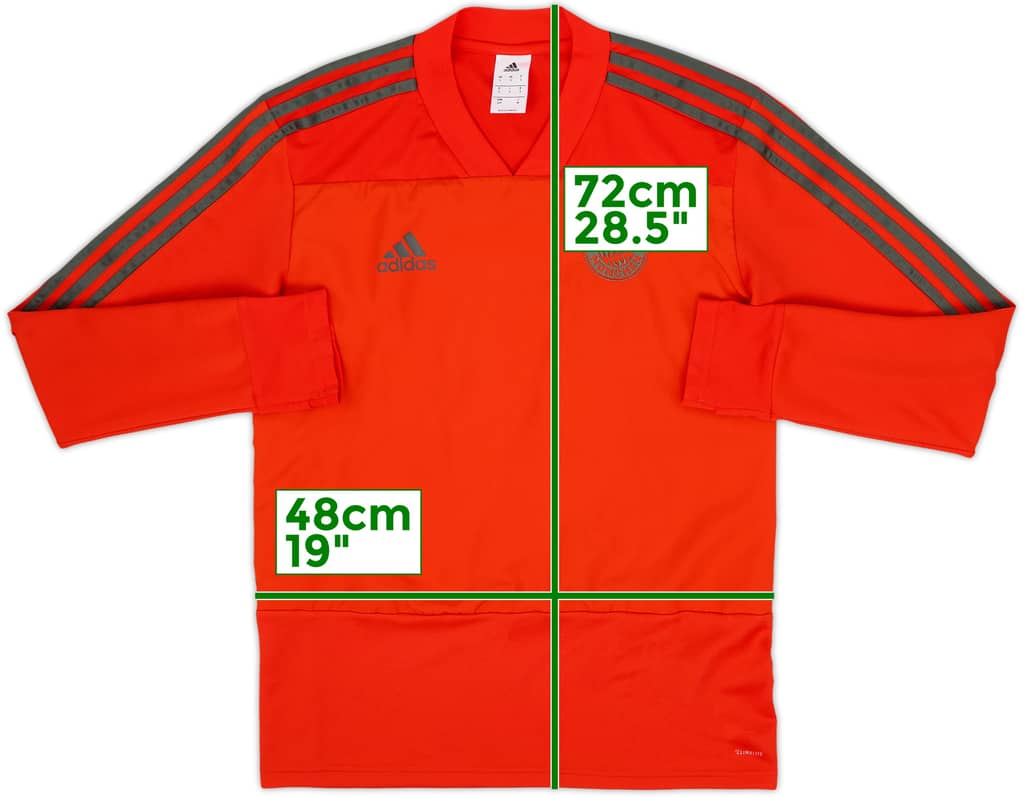 2018-19 Bayern Munich adidas Sweat Top - 9/10 - (S)