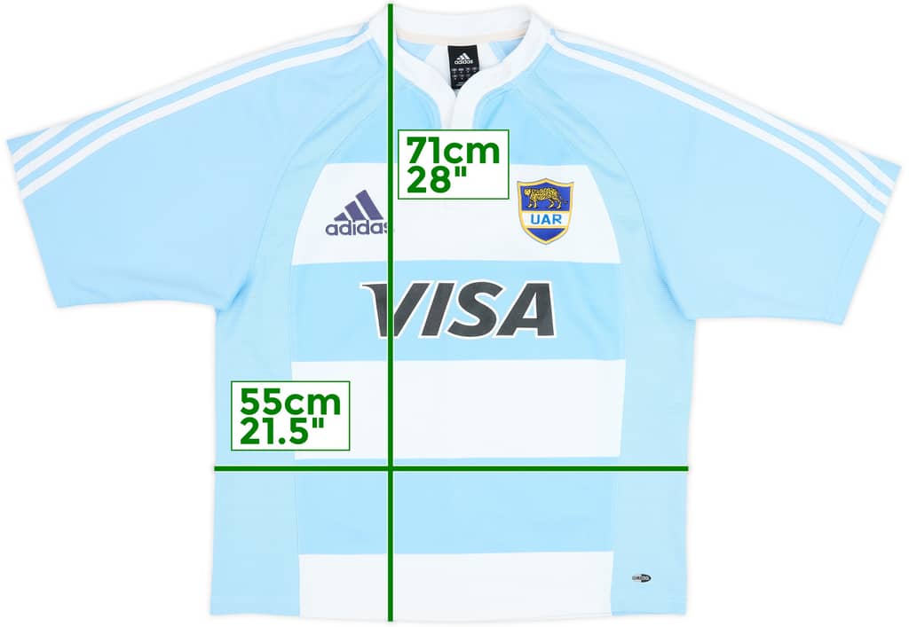 2005 Argentina Rugby Home Shirt - 7/10 - (M)