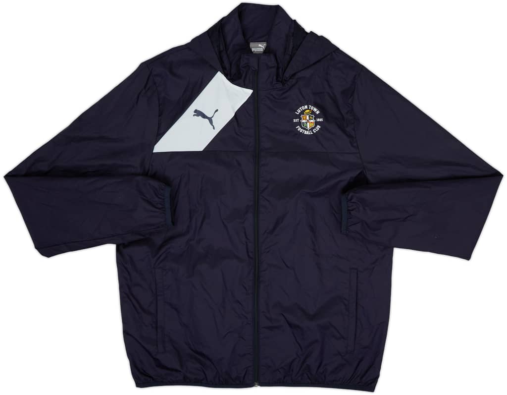 2016-17 Luton Town Puma Hooded Rain Jacket - 9/10 - (XL)