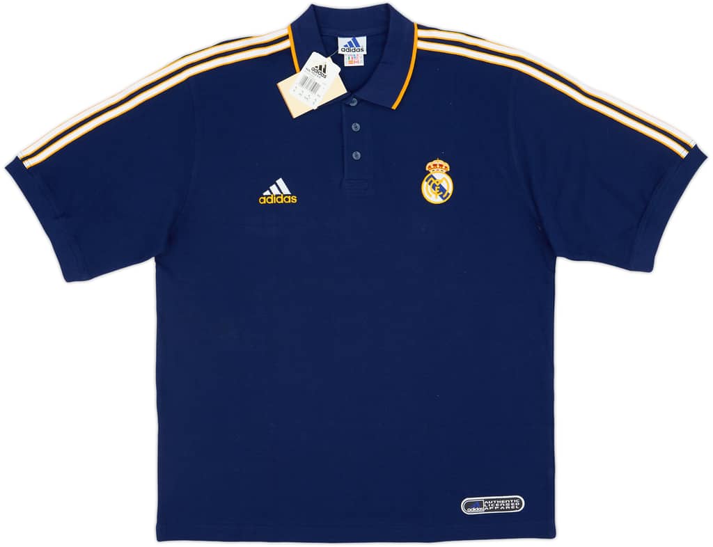 1999-00 Real Madrid adidas Polo Shirt (XL)