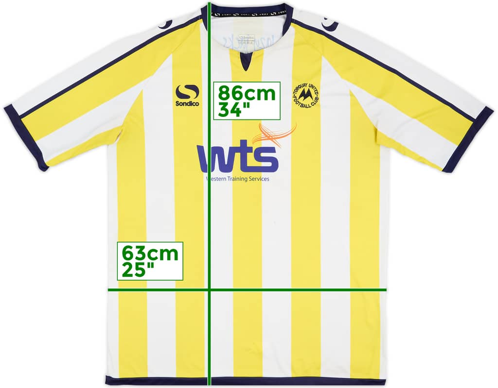 2013-14 Torquay United Home Shirt - 4/10 - (3XL)
